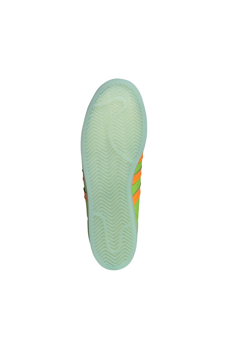 Tênis Adidas Superstar x The Simpsons Squishee Verde/Laranja