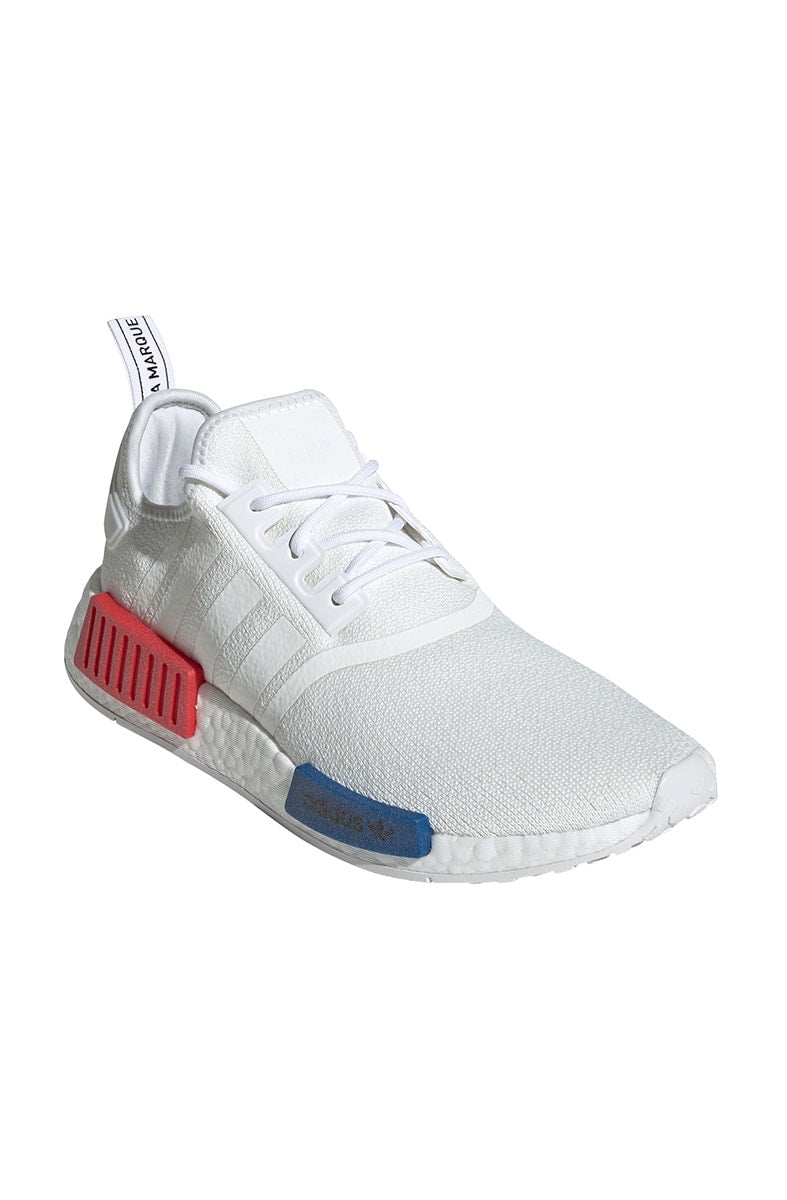 Tênis Adidas NMD R1 Branco/Vermelho/Azul