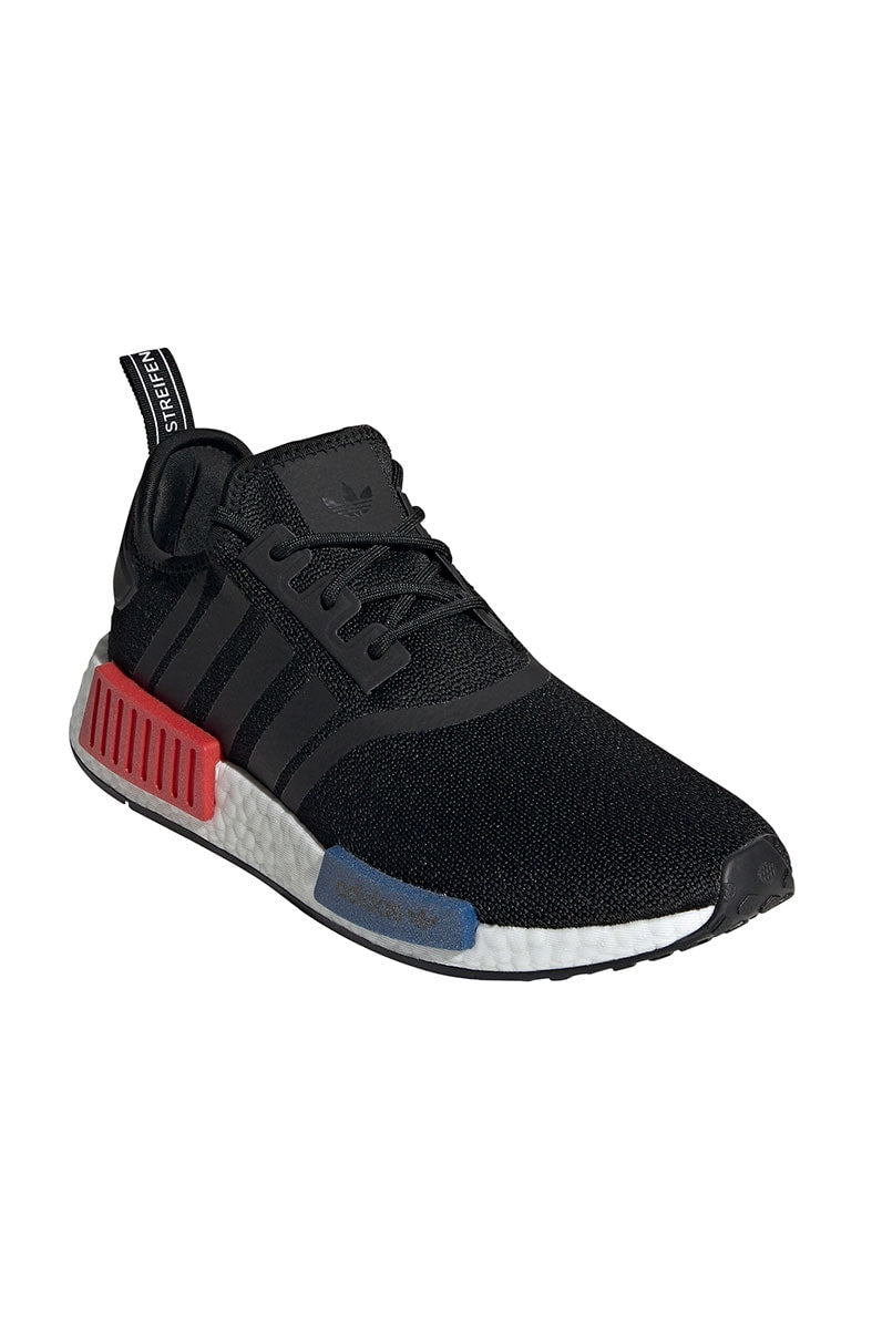 Tênis Adidas NMD R1 Preto/Vermelho/Azul