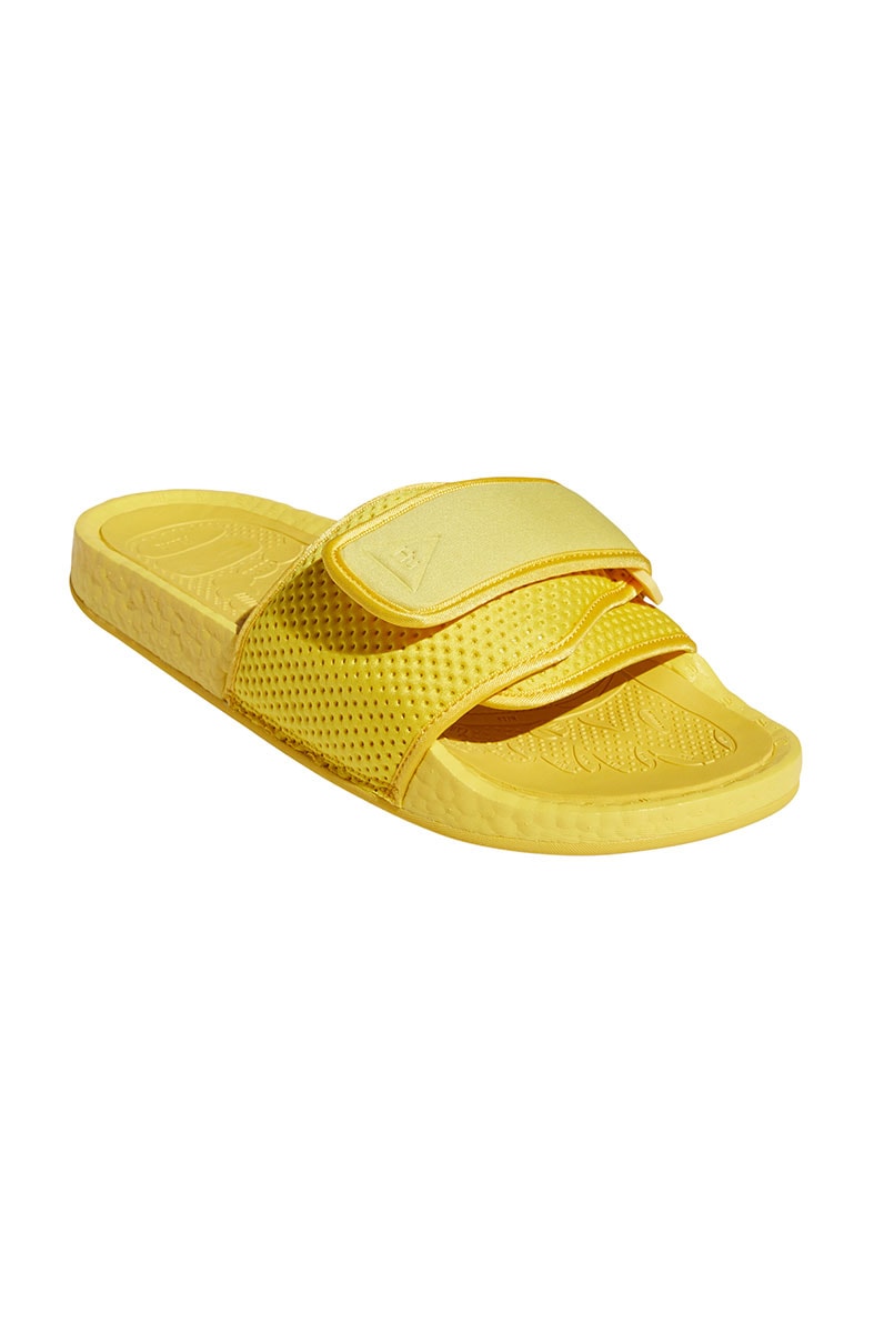 Chinelo Adidas Boost Pharrell Williams HU Amarelo/Amarelo