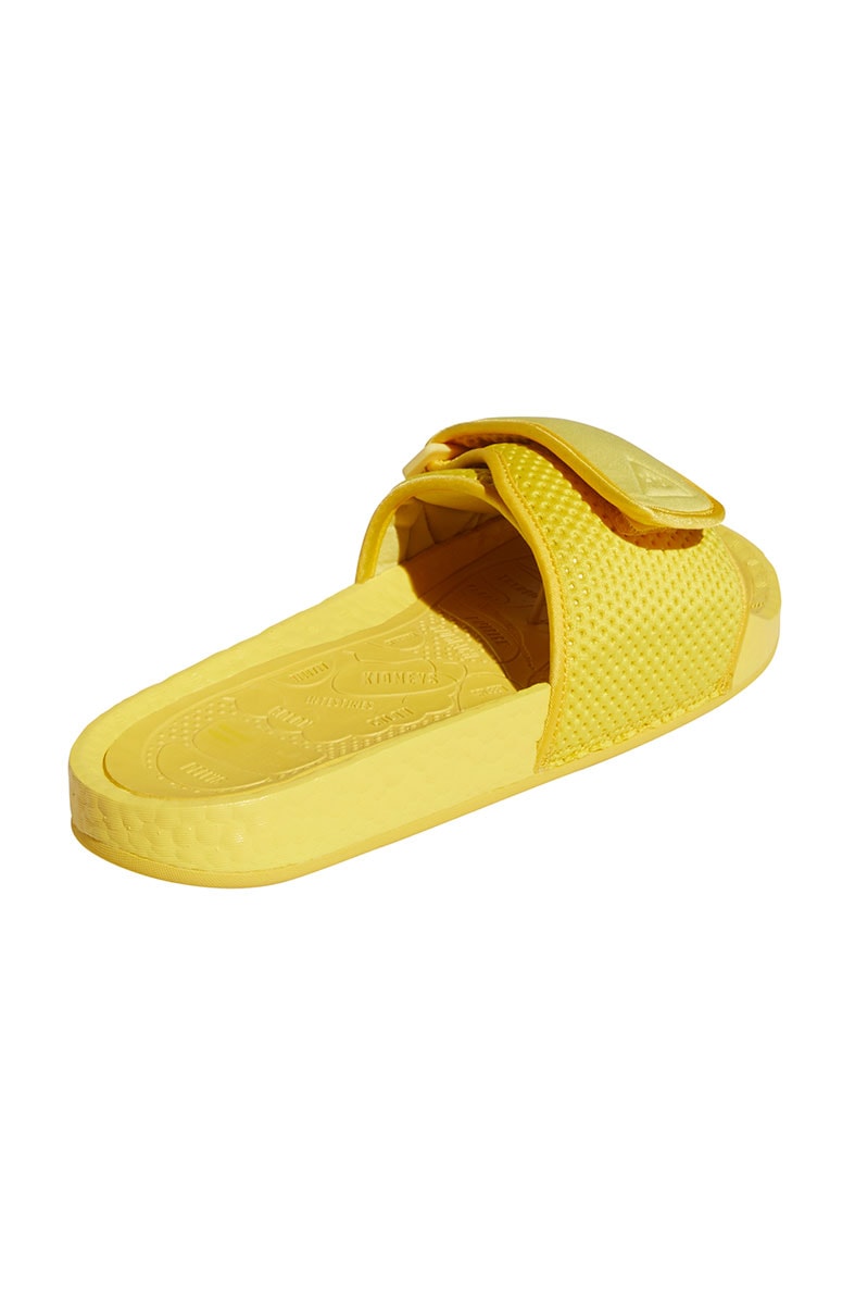 Chinelo Adidas Boost Pharrell Williams HU Amarelo/Amarelo