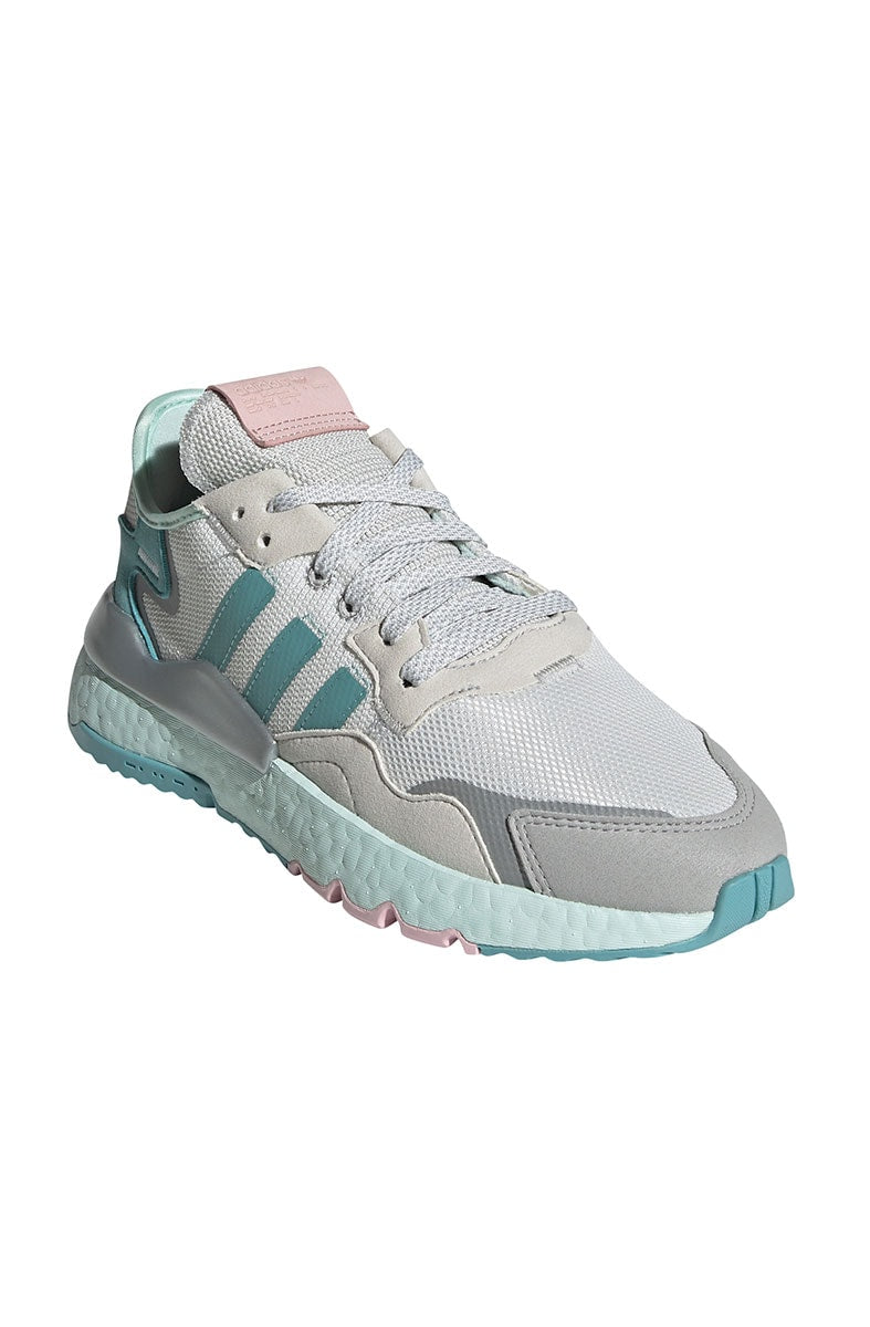 Tênis Adidas Nite Jogger Feminino Cinza/Verde