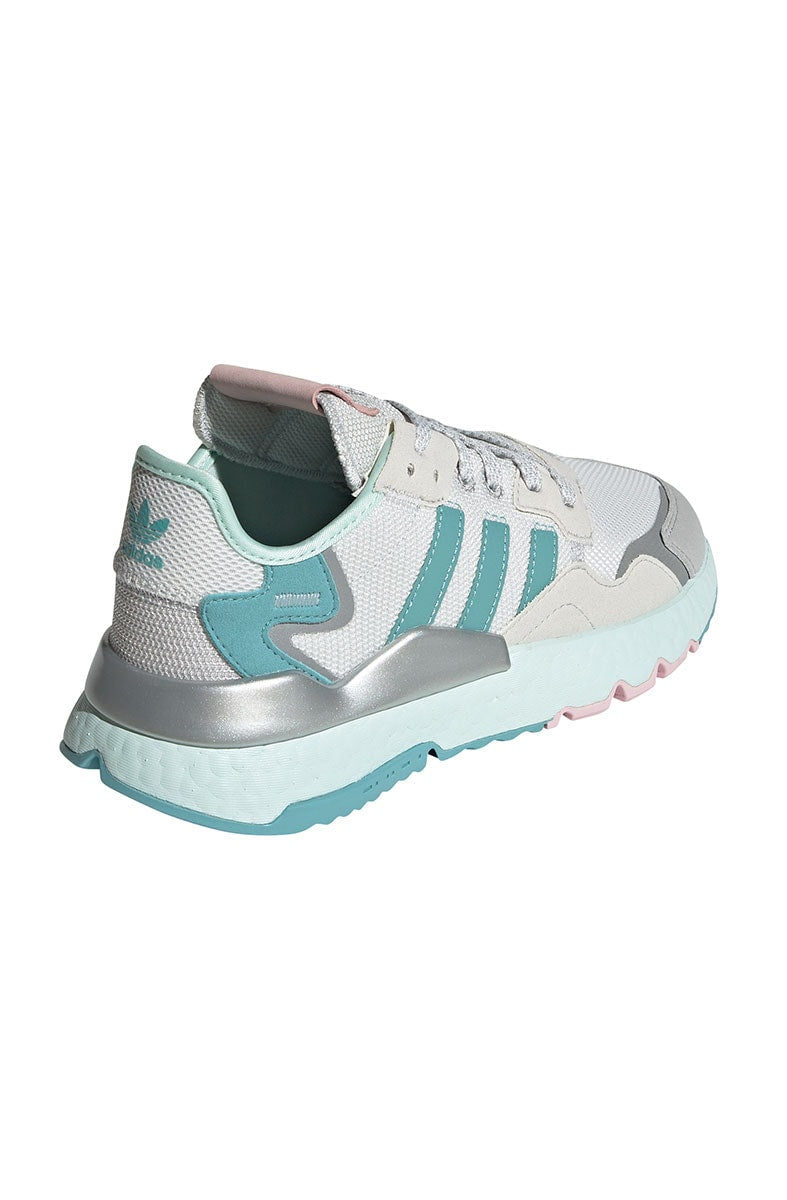 Tênis Adidas Nite Jogger Feminino Cinza/Verde