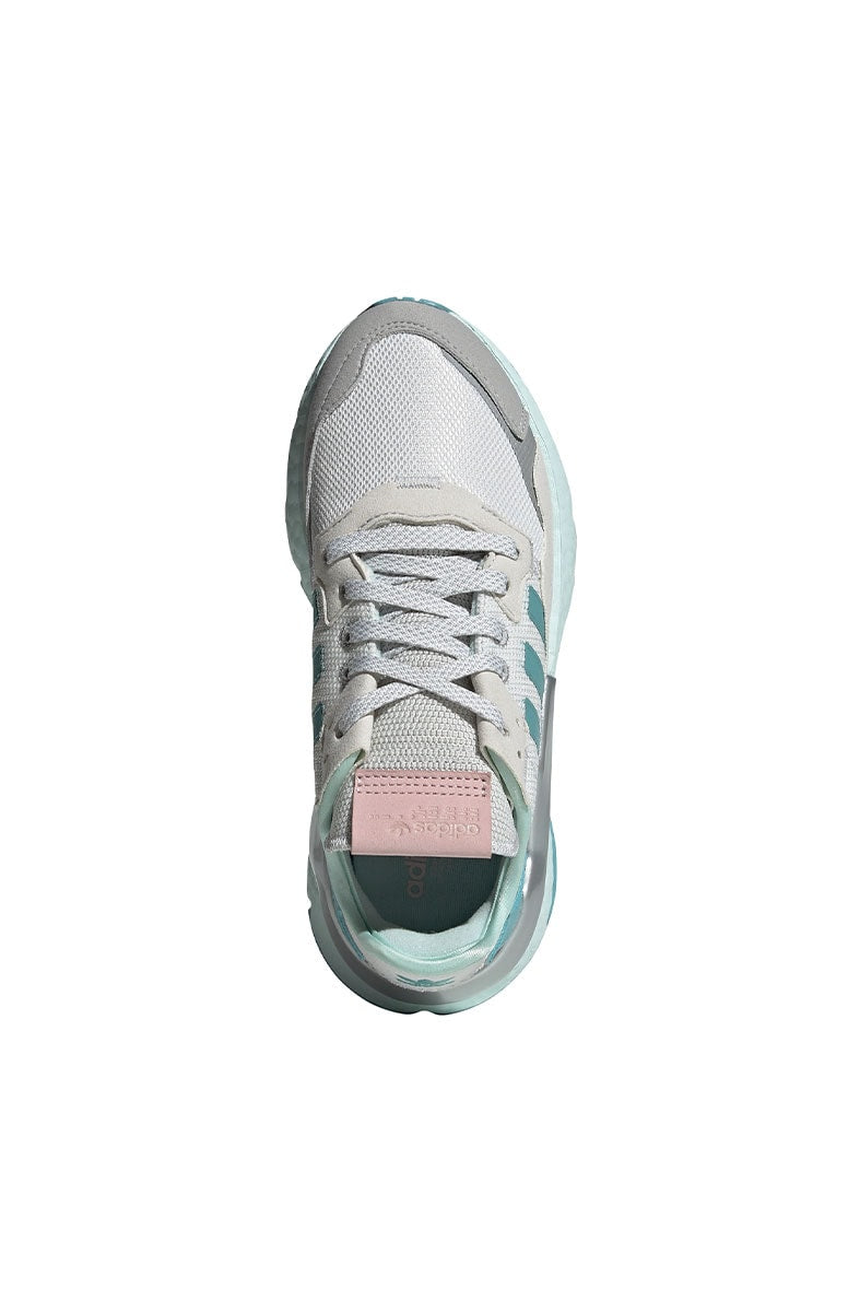 Tênis Adidas Nite Jogger Feminino Cinza/Verde