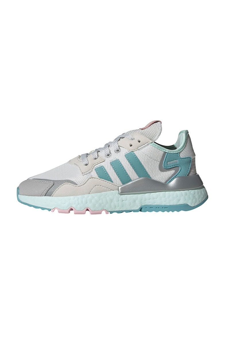 Tênis Adidas Nite Jogger Feminino Cinza/Verde