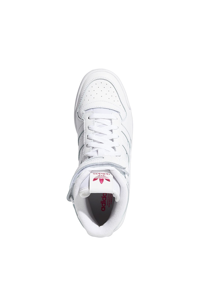 Tênis Adidas Forum Mid Feminino Branco/Rosa