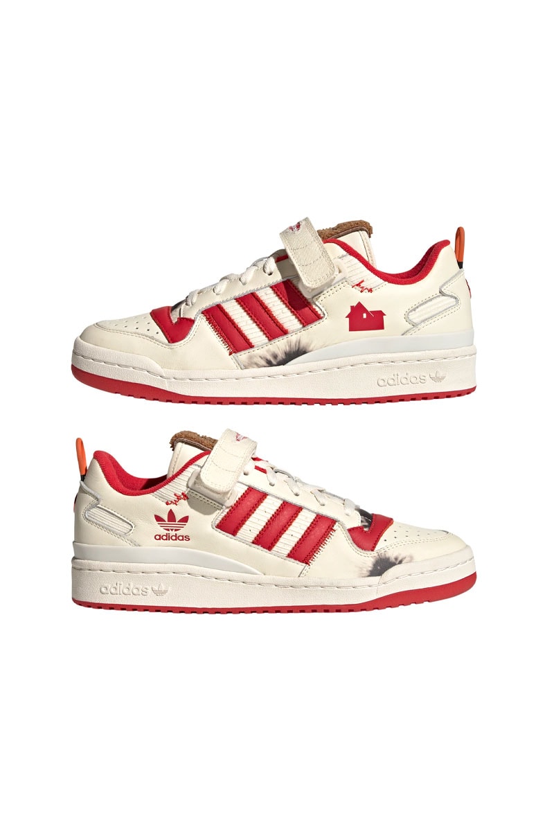 Tênis Adidas Forum Home Alone Branco/Vermelho