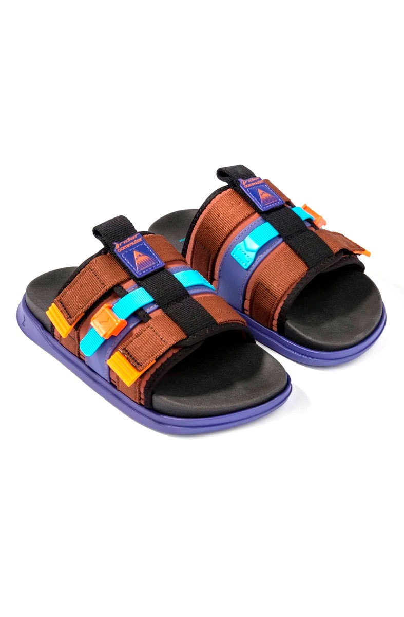 Chinelo Slide Rider Slx Commuter Pack Violeta/Preto/Laranja