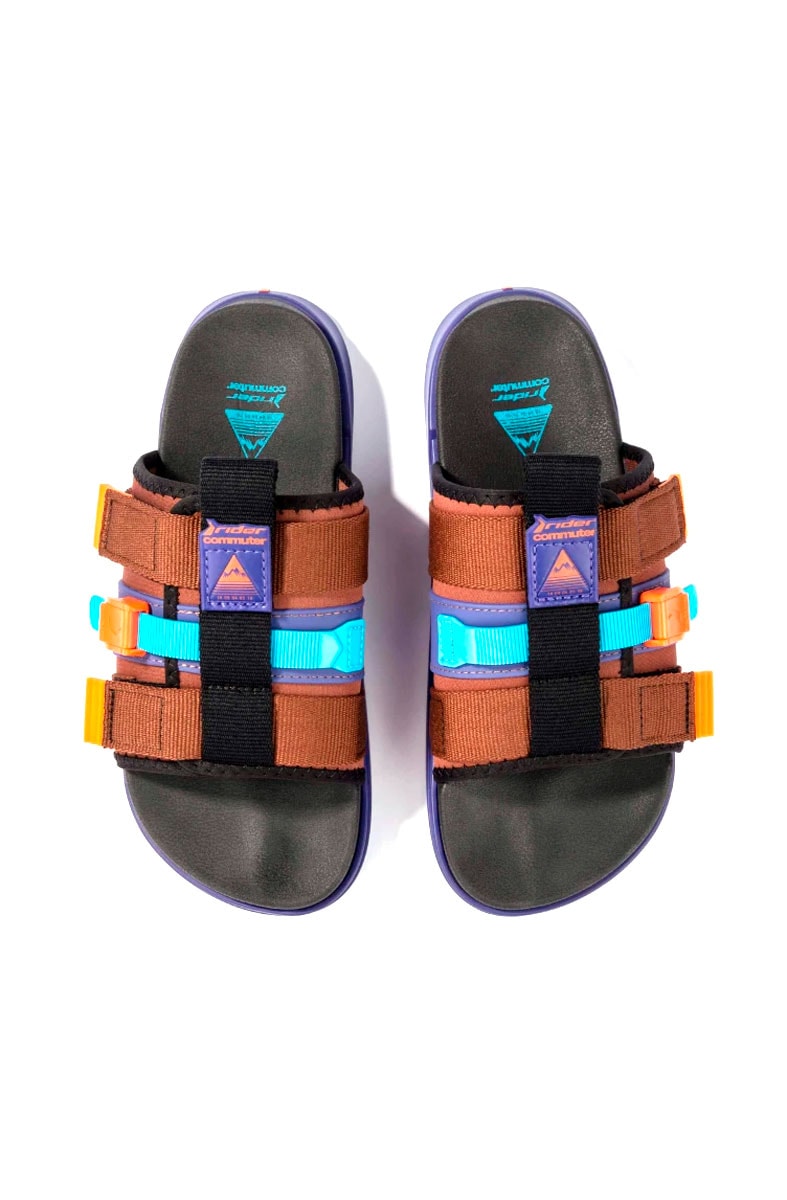 Chinelo Slide Rider Slx Commuter Pack Violeta/Preto/Laranja