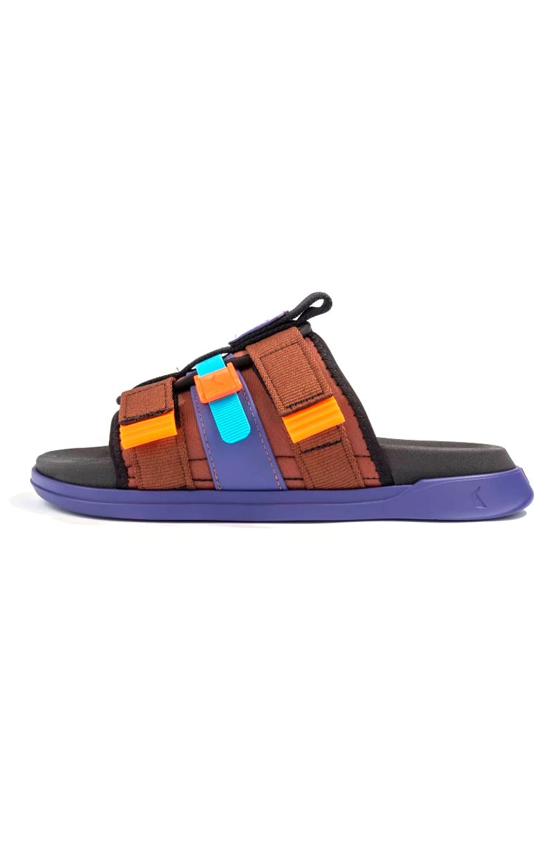 Chinelo Slide Rider Slx Commuter Pack Violeta/Preto/Laranja