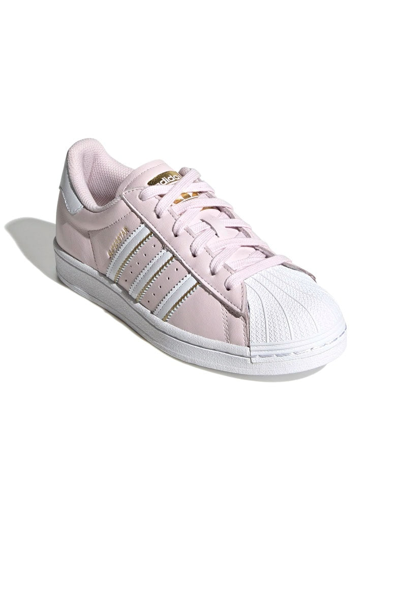 Tênis Adidas Superstar W Feminino Rosa/Branco