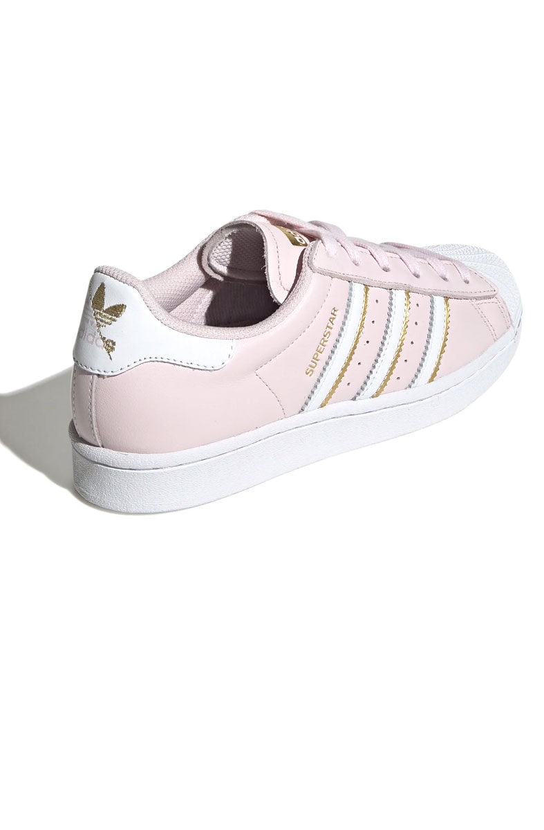Tênis Adidas Superstar W Feminino Rosa/Branco