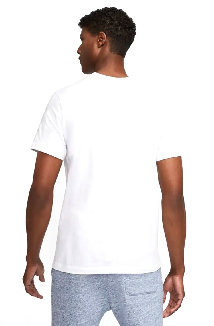 Camiseta Nike Sportswear Club Branco/Vermelho