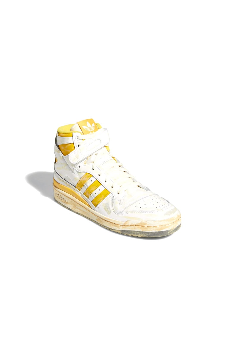 Tênis Adidas Forum 84 Hi Aec Branco/Amarelo