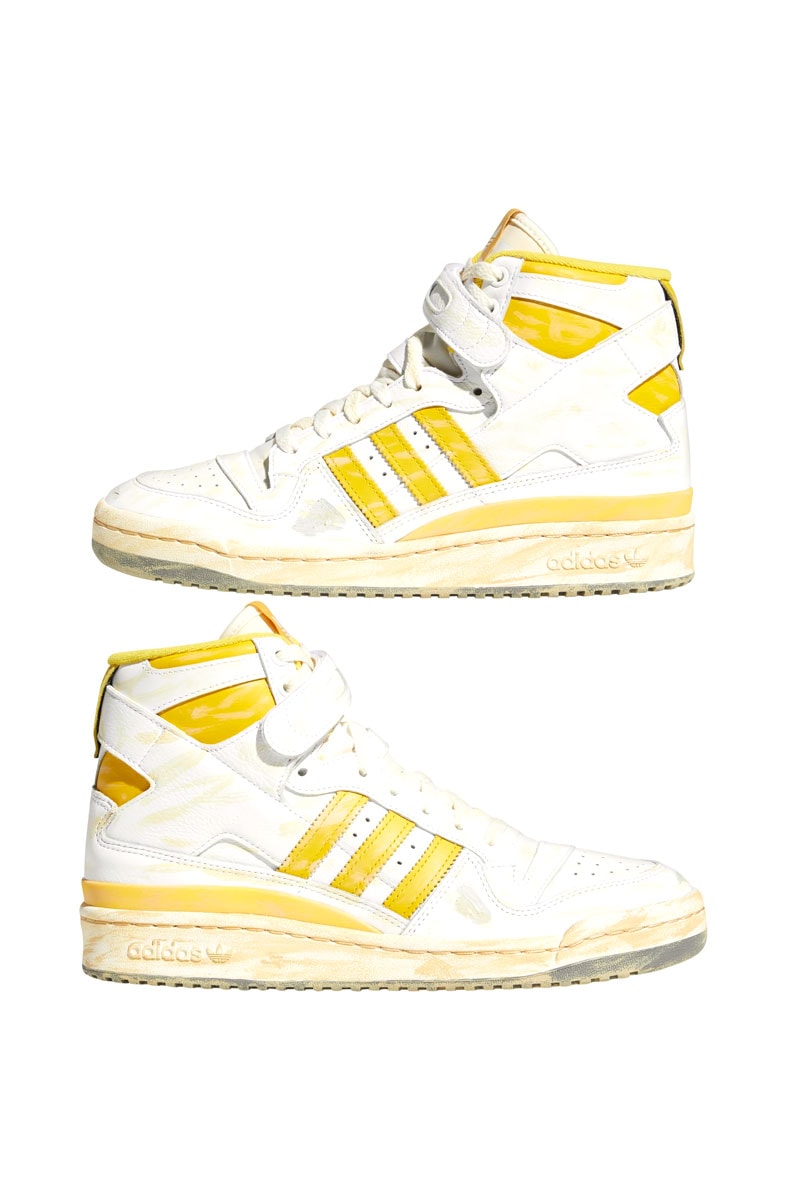 Tênis Adidas Forum 84 Hi Aec Branco/Amarelo