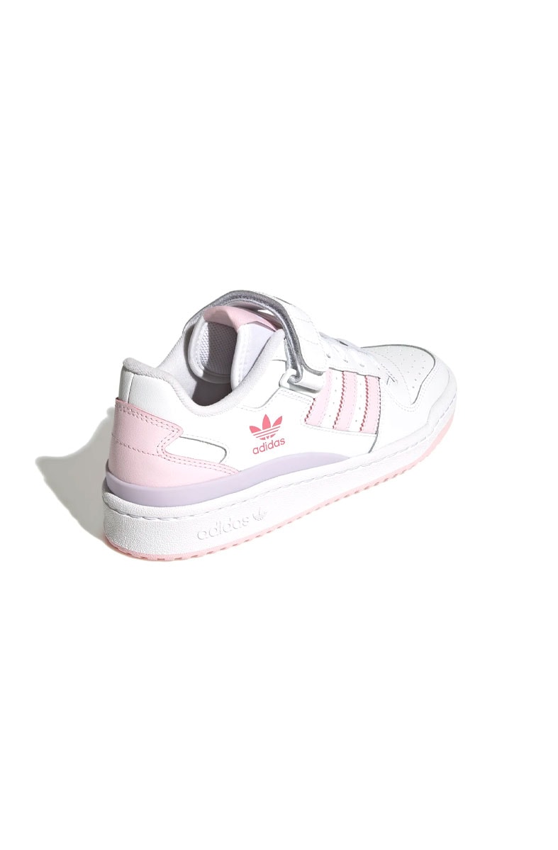 Tênis Adidas Forum Low Branco/Rosa
