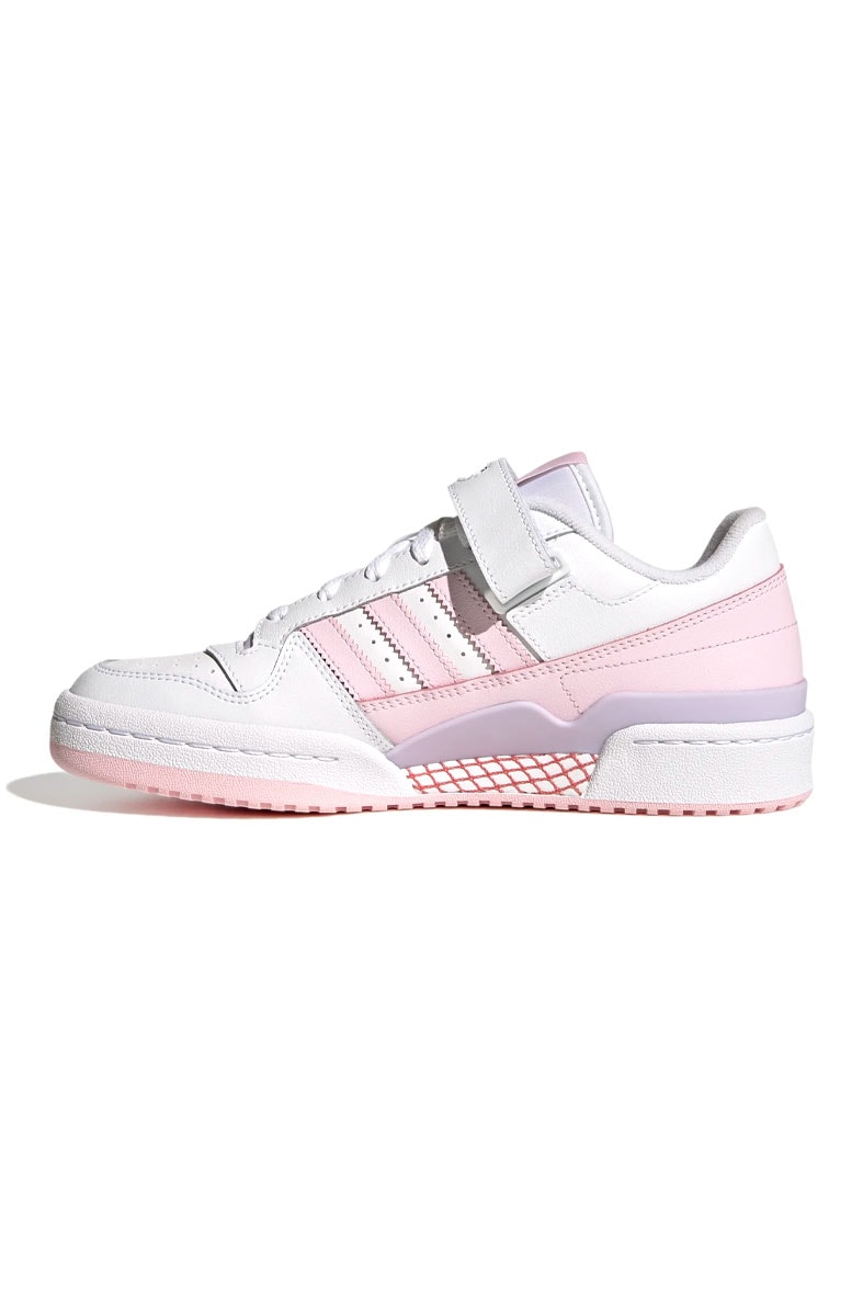 Tênis Adidas Forum Low Branco/Rosa
