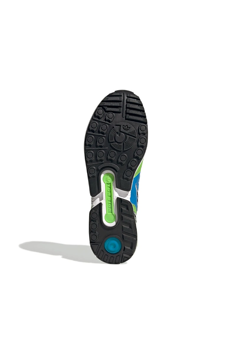 Tênis Adidas Zx 8000 Kawasaki Ninja Verde/Azul/Branco