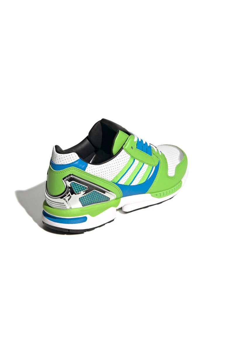 Tênis Adidas Zx 8000 Kawasaki Ninja Verde/Azul/Branco