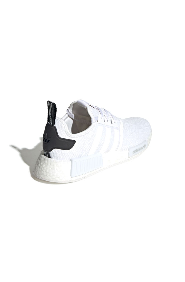 Tênis Adidas NMD R1 Parley Branco/Preto