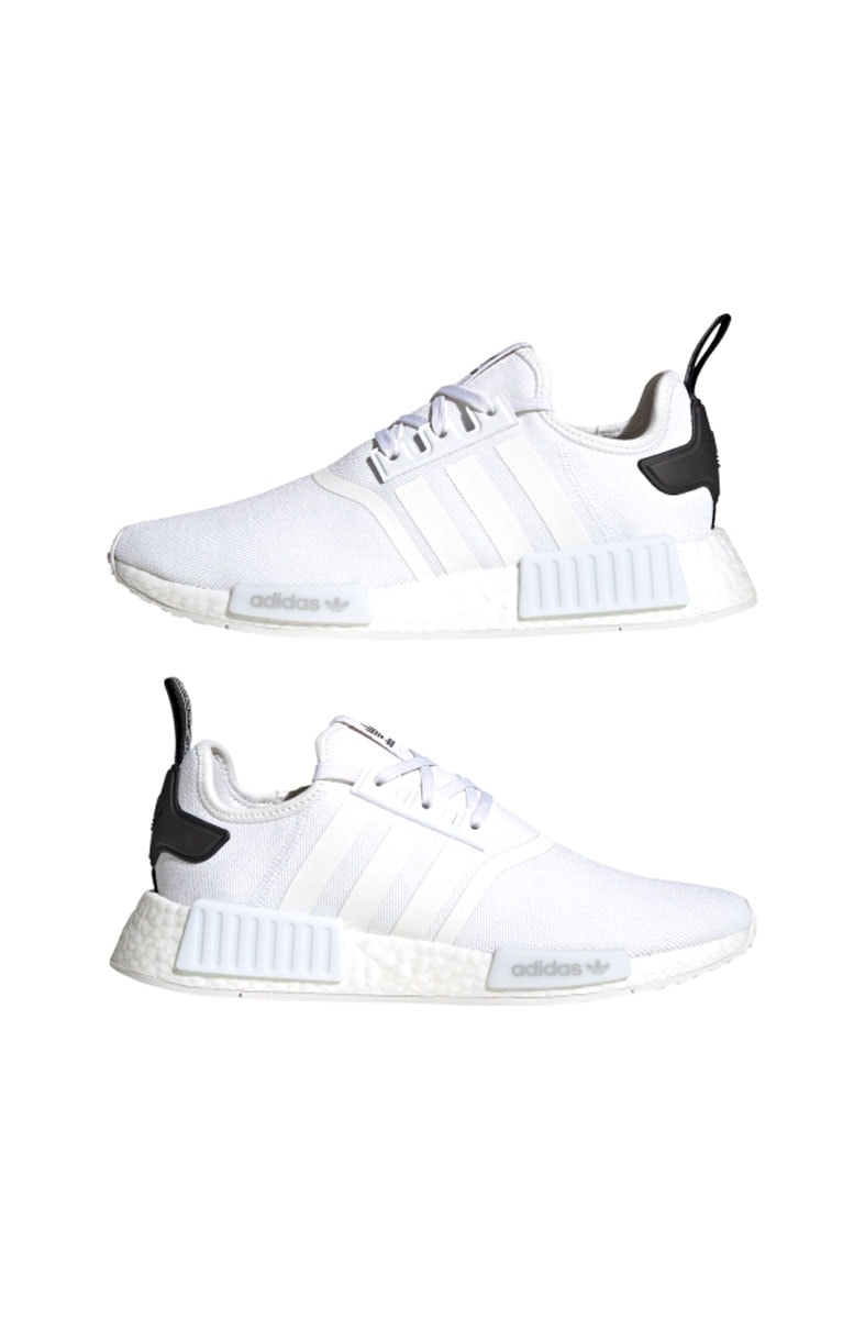 Tênis Adidas NMD R1 Parley Branco/Preto