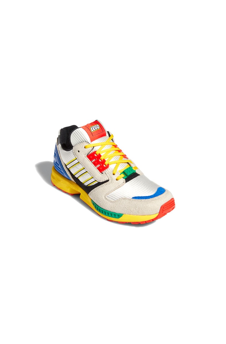 Tênis Adidas Lego Zx 8000 Bege/Amarelo/Azul