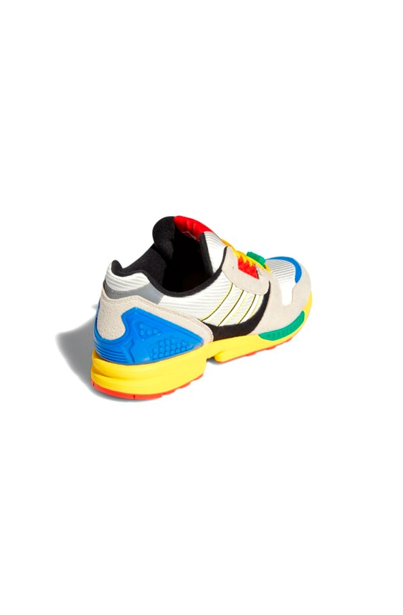 Tênis Adidas Lego Zx 8000 Bege/Amarelo/Azul