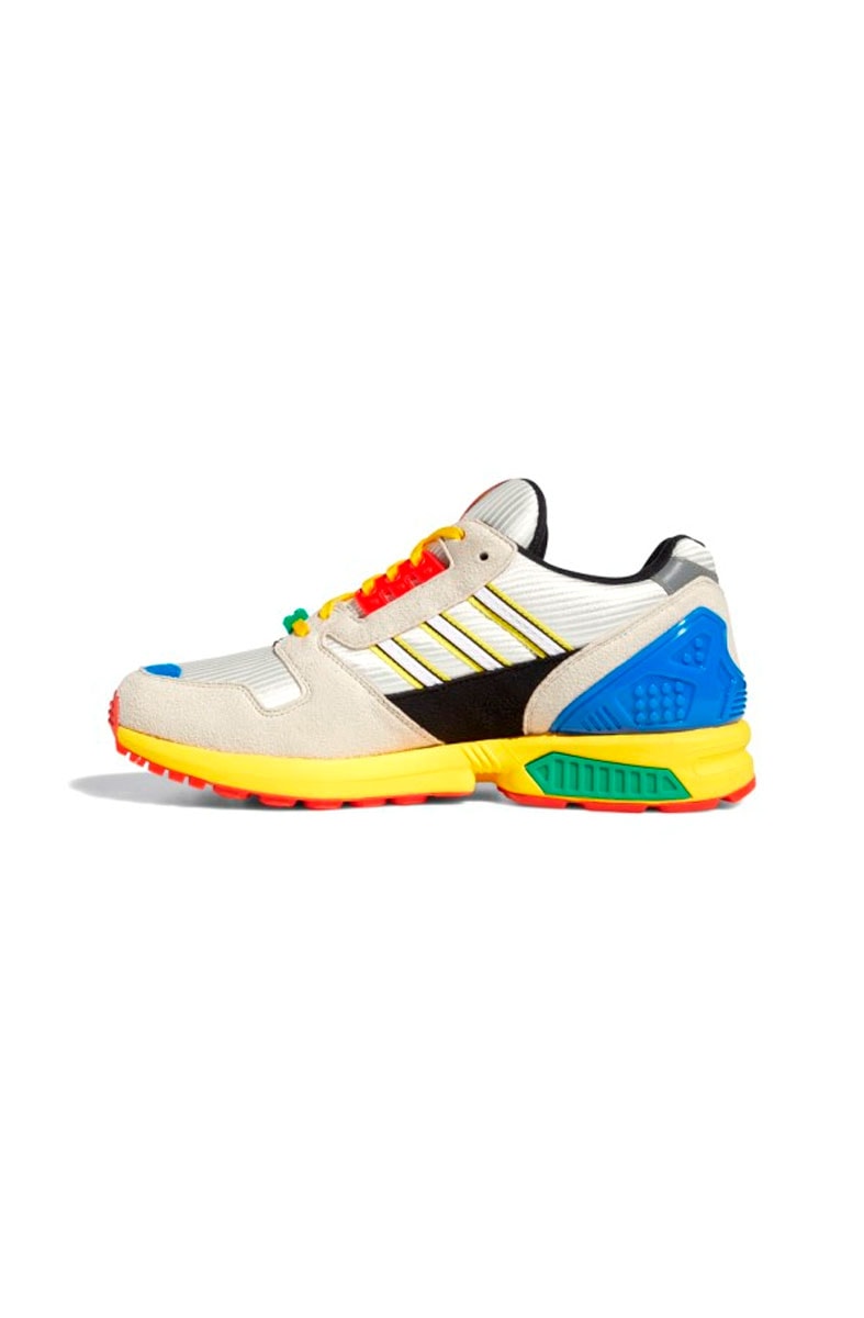 Tênis Adidas Lego Zx 8000 Bege/Amarelo/Azul