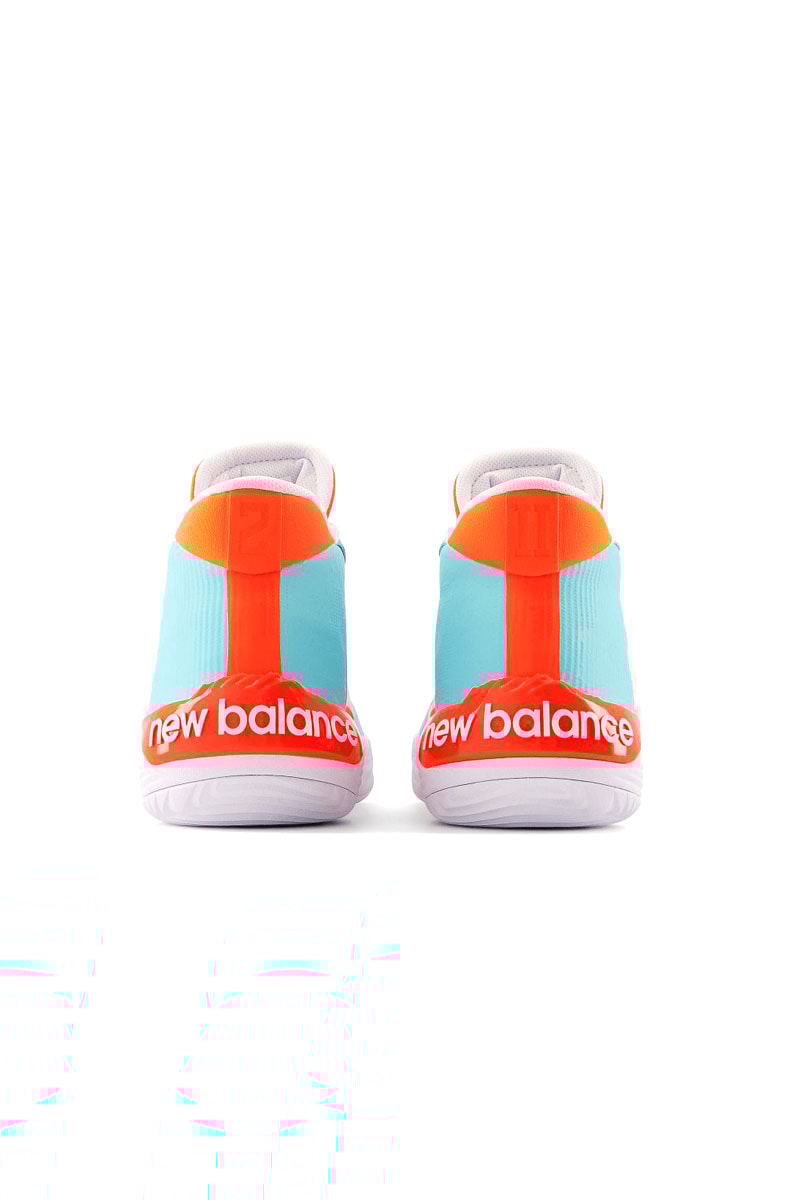 Tênis New Balance BBKLSSD Kawhi II Ocean Blue Branco/Laranja/Azul