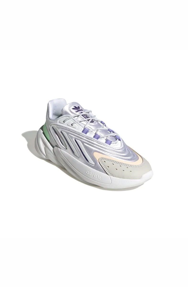 Tênis Adidas Ozelia Branco/Roxo/Verde