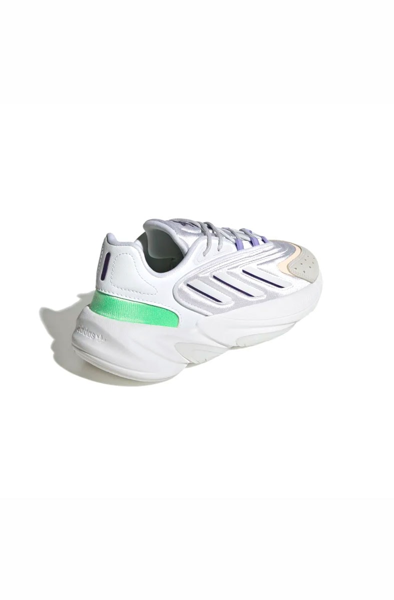 Tênis Adidas Ozelia Branco/Roxo/Verde