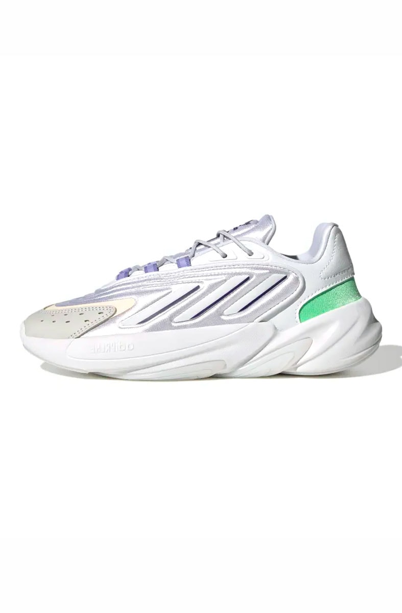 Tênis Adidas Ozelia Branco/Roxo/Verde