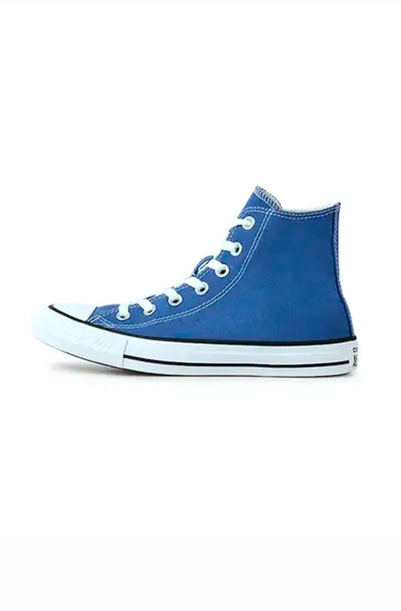 Tênis Converse Chuck Taylor All Star Seasonal Hi Colors Azul/Branco