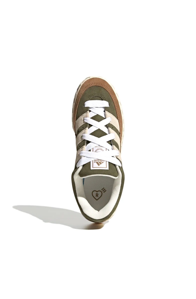 Tênis Adidas Adimatic x Human Made Hm Verde/Creme/Marrom