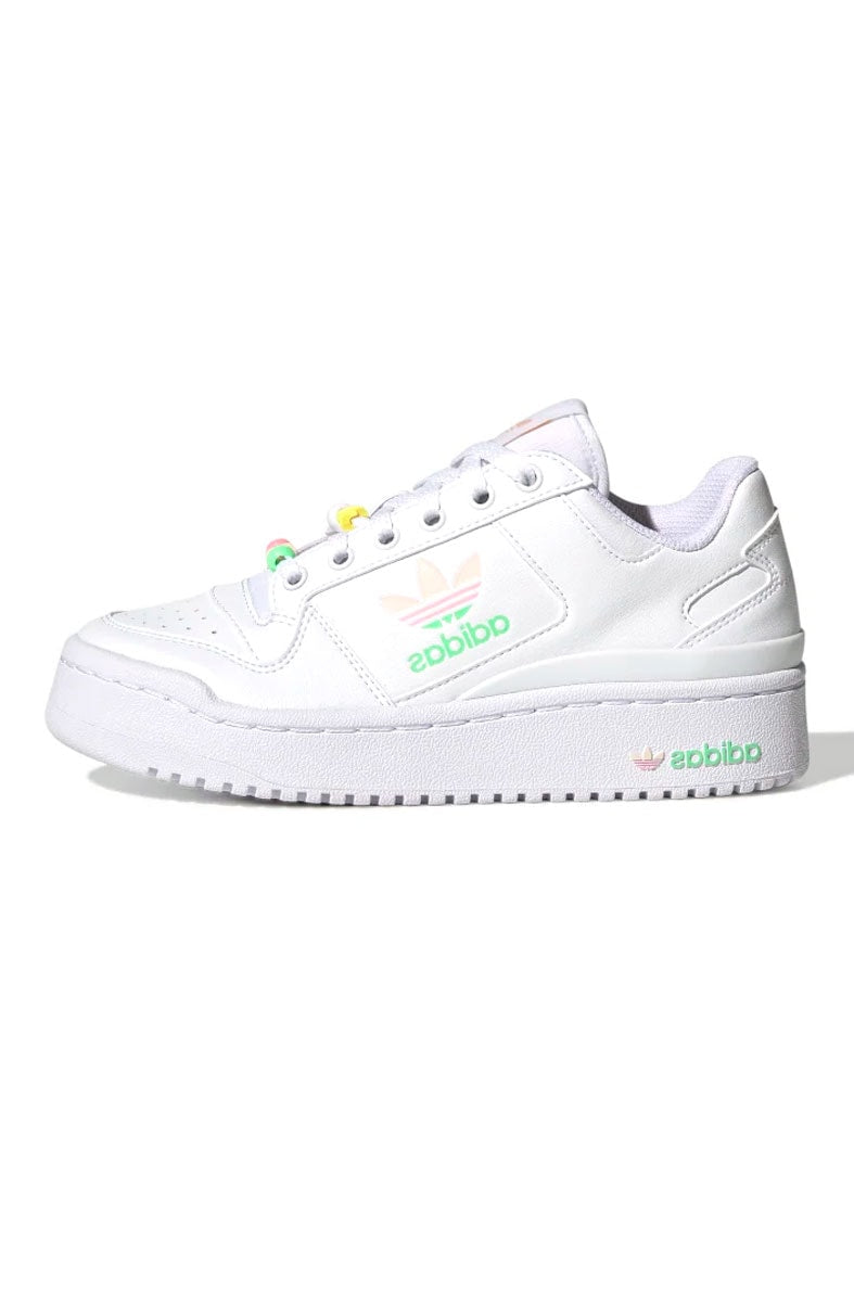 Tênis Adidas Forum Bold Feminino Branco/Rosa/Verde