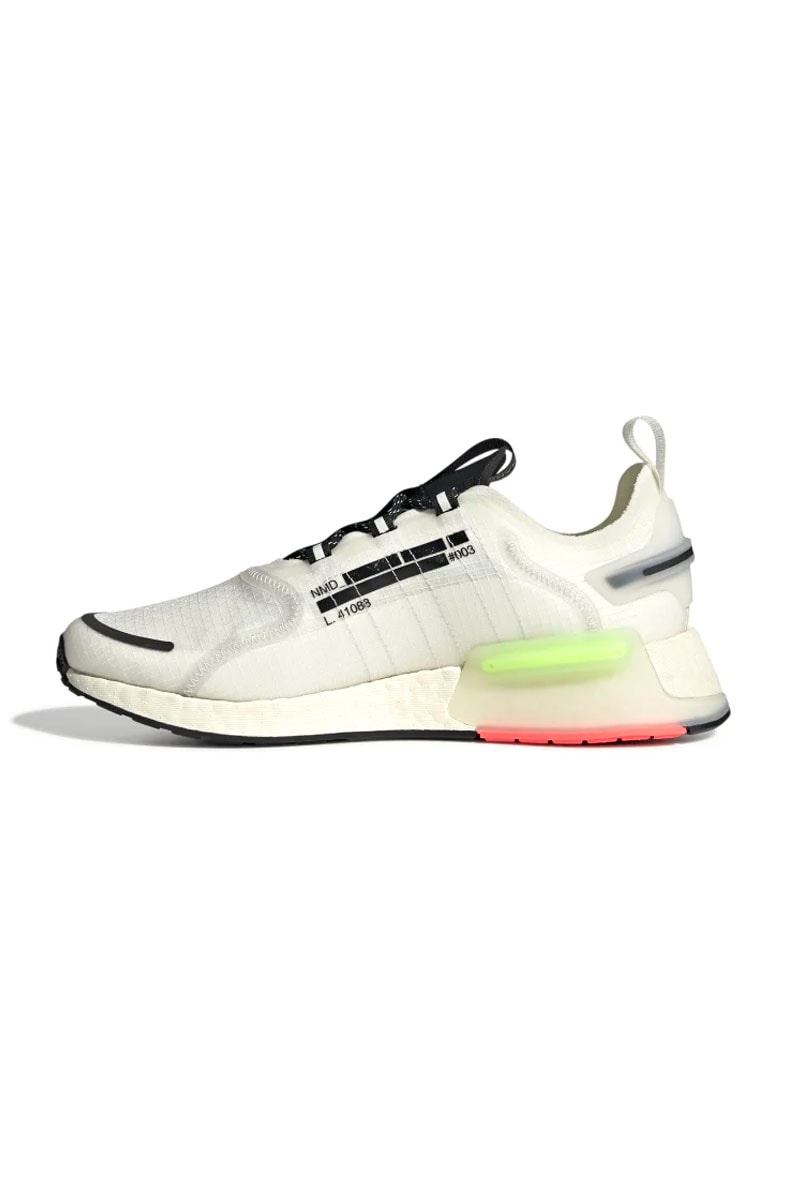 Tênis Adidas NMD _V3 Branco/Preto/Verde