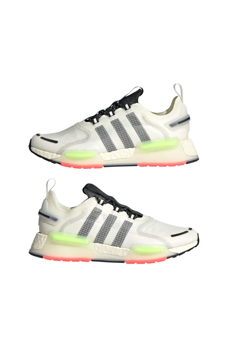 Tênis Adidas NMD _V3 Branco/Preto/Verde
