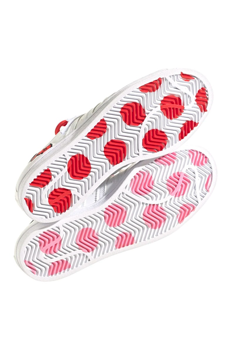 Tênis Adidas Superstar Hello Kitty Branco/Preto/Vermelho