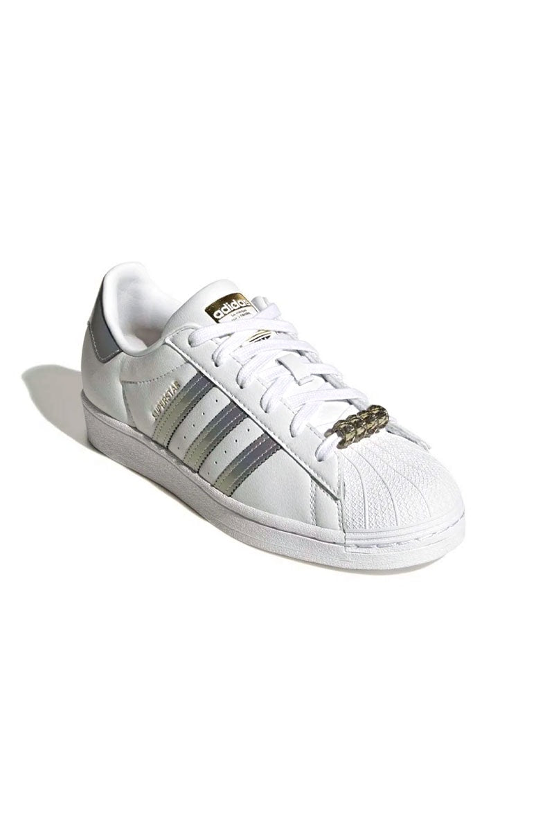 Tênis Adidas Superstar Branco/Prata