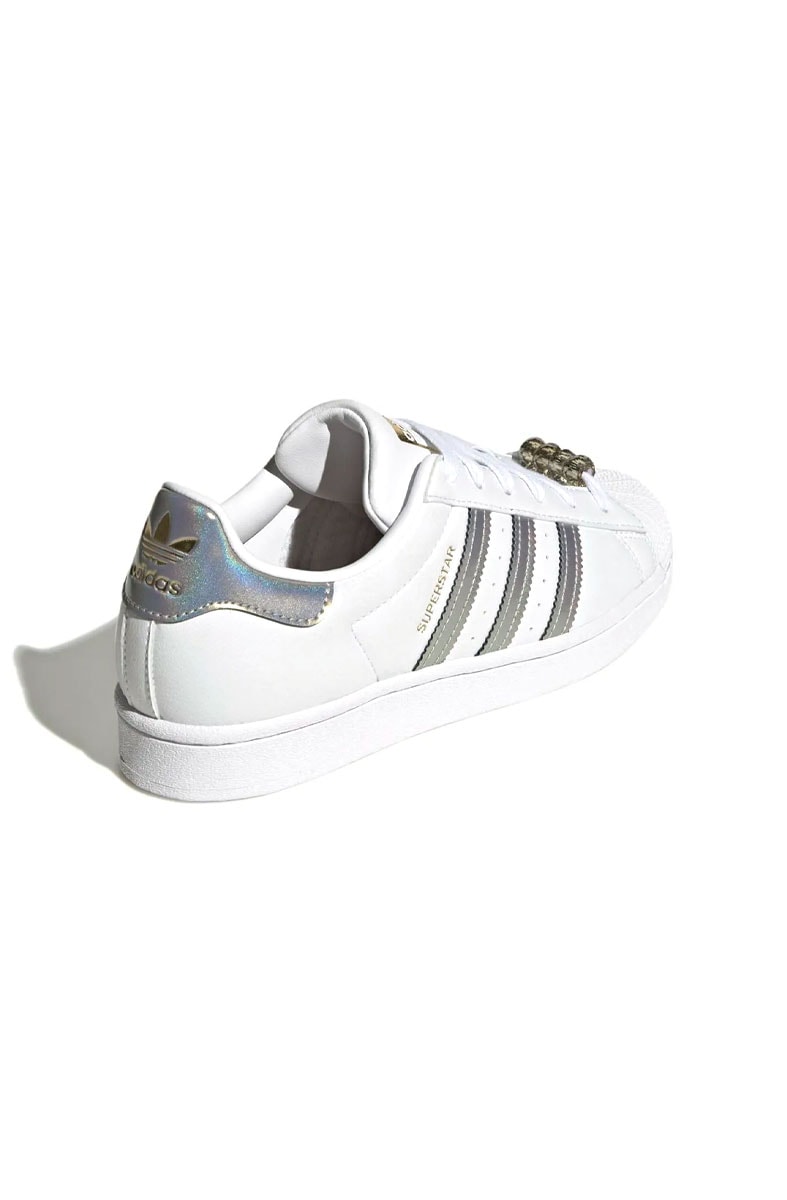 Tênis Adidas Superstar Branco/Prata