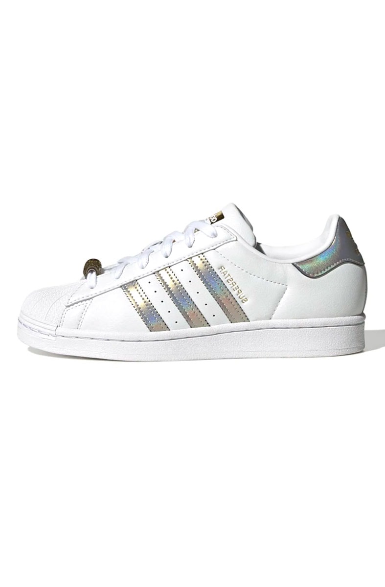 Tênis Adidas Superstar Branco/Prata