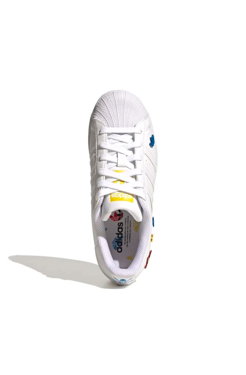Tênis Adidas Superstar Branco/Color
