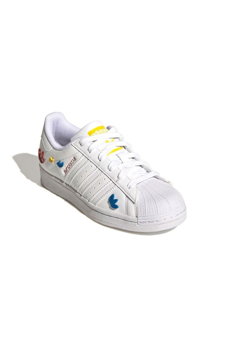 Tênis Adidas Superstar Branco/Color