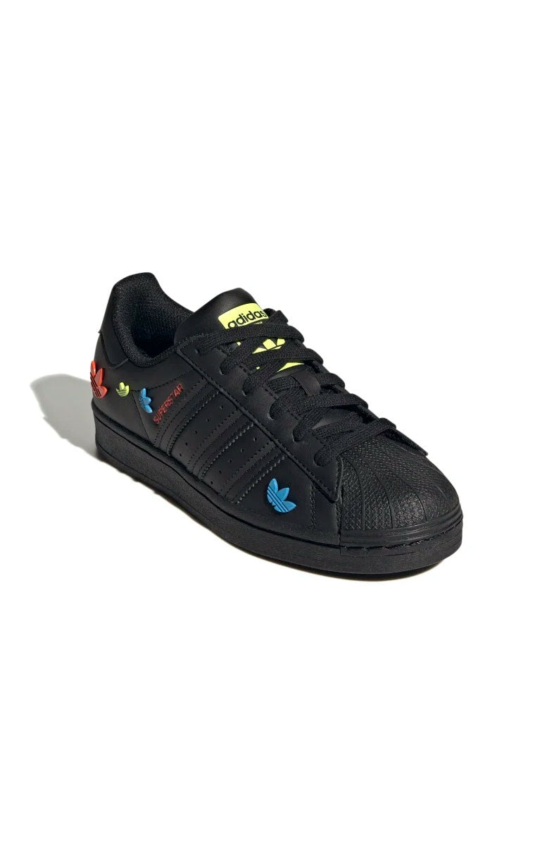 Tênis Adidas Superstar Preto/Color