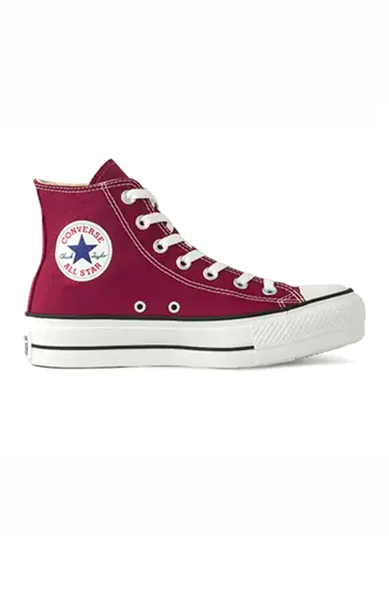 Tênis Converse Chuck Taylor All Star Lift Plataforma High Bordo/Burgundy
