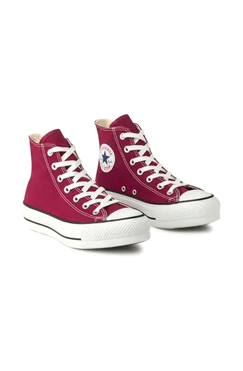 Tênis Converse Chuck Taylor All Star Lift Plataforma High Bordo/Burgundy