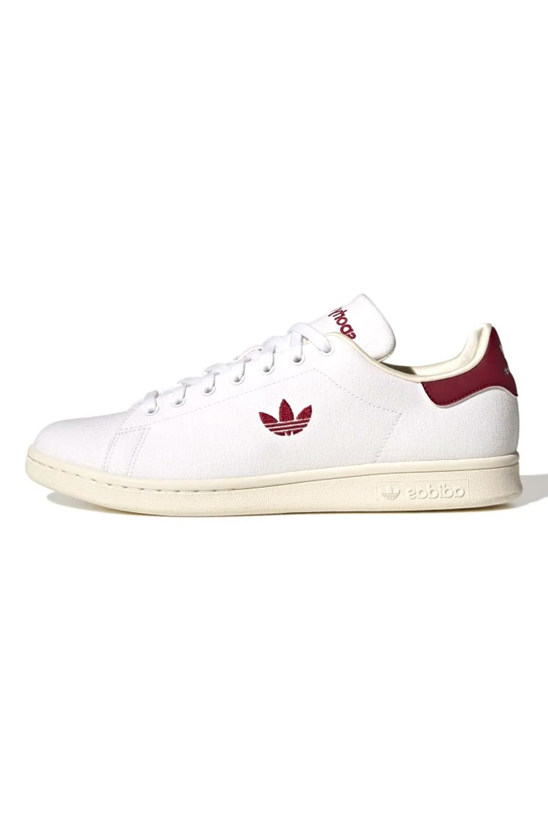 Tênis Adidas Stan Smith Sporty&Rich Branco/Bordo
