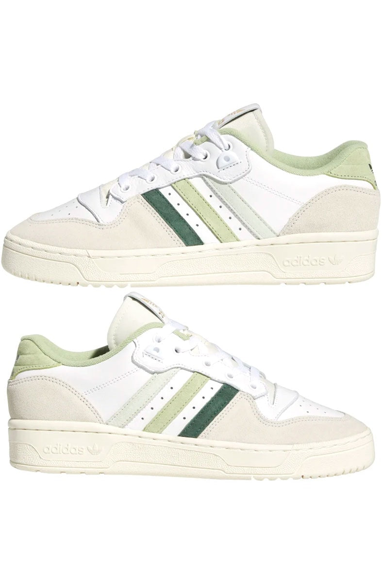 Tênis Adidas Rivalry Low Off-White/Verde