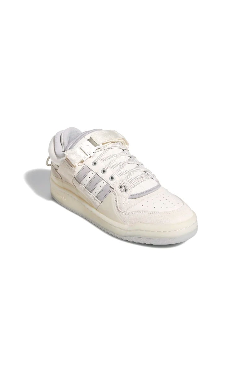 Tênis Adidas x Bad Bunny Forum Buckle Low Last White