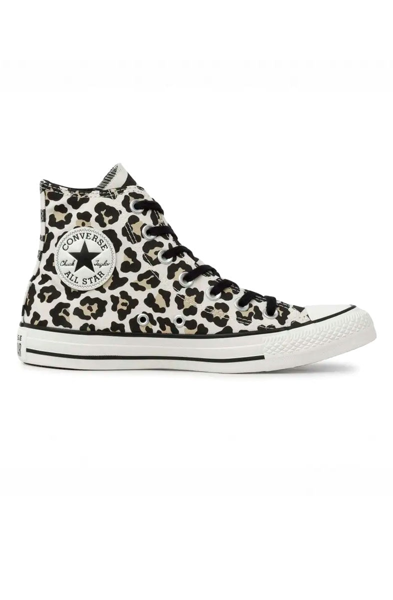 Tênis Converse Chuck Taylor All Star Animal Print Hi Bege/ Amendoa